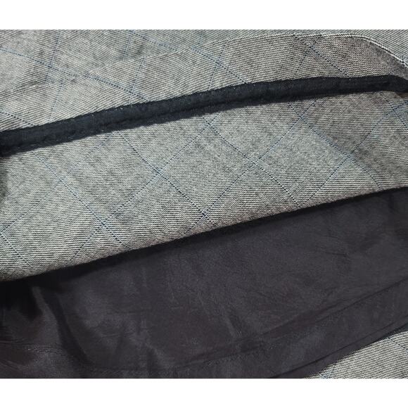 Ann Taylor Gray A Line Women's Skirt 6 Wool Lined Lightweight Flowy - Picture 3 of 4